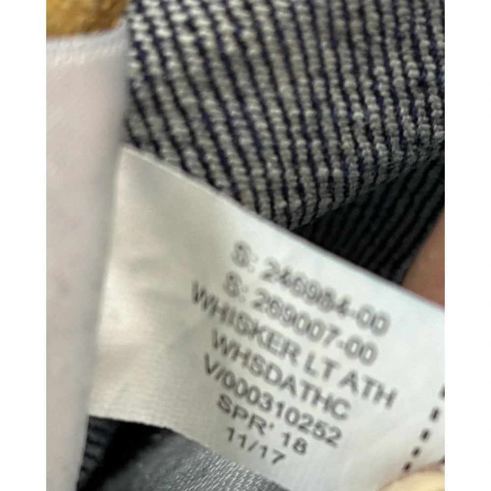 Banana Republic Athletic Fit Jeans Men's 36x29 Mid Rise Med Wash Denim Whiskered